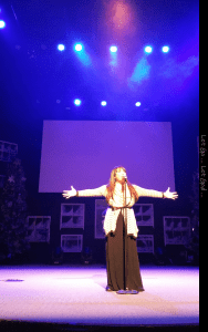 "and round the finger of Mary His soft hand curled .. the same hands that stretched out and made the whole world ..."